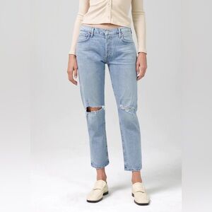 Citizens of Humanity | Emerson Slim Boyfriend Distressed Jeans Slouchy Size 26‎